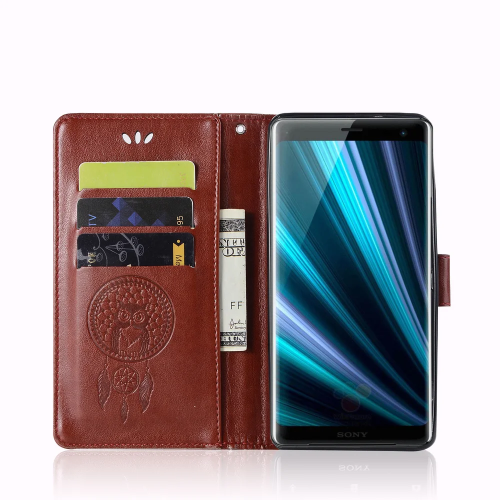 Чехол с откидной крышкой для Sony Xperia XZ3 чехол телефона XZ 3 H9436 H8416 Кожаные чехлы