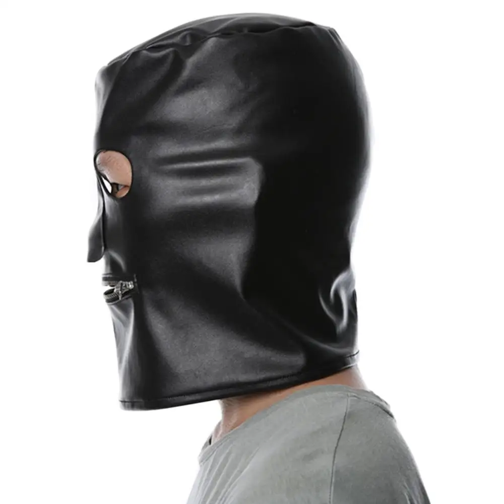 Max полиуретановая маска черные головные уборы на все лицо Женская смешная для