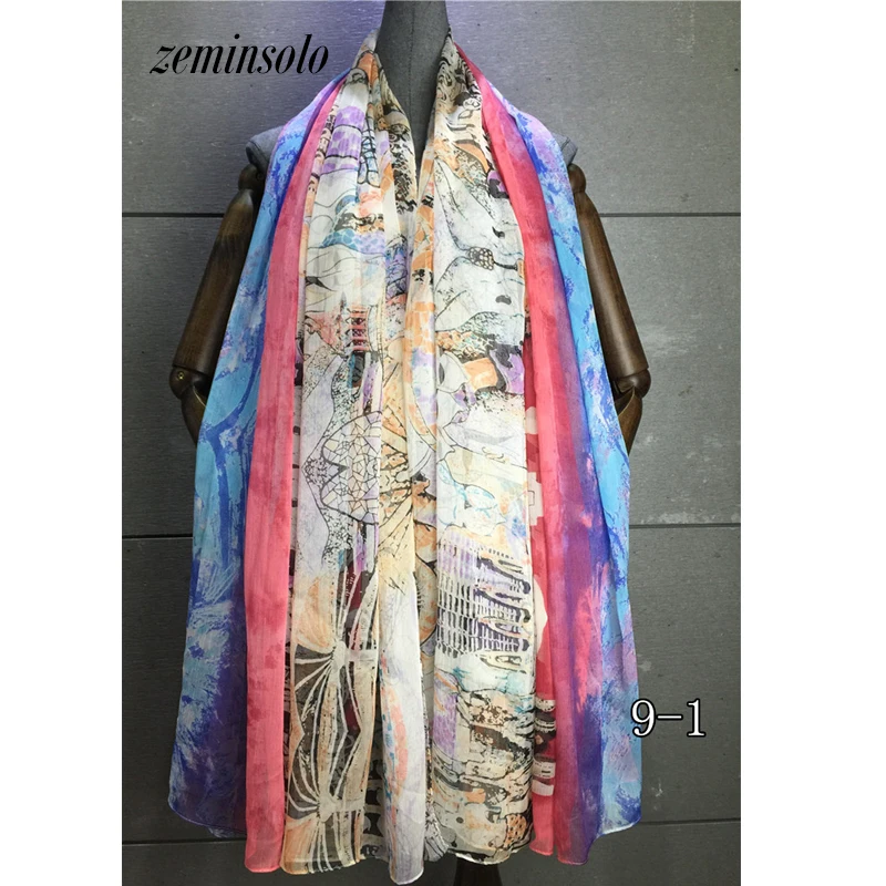 Рисунок 2 - 140*180 см Искусственный шелк шарф