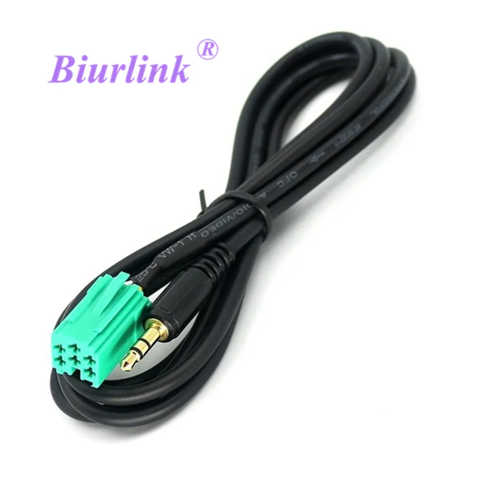 Автомобильный Кабель Biurlink 3 5 мм AUX стерео аудио линейный вход кабель для Renault Clio