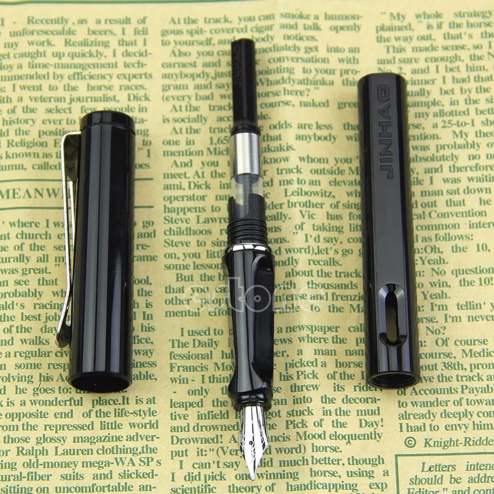 Deluxe Jinhao 599A сафари каллиграф ручка пластилин авек барил нуар|pen mini|pen pendrivepen hair |