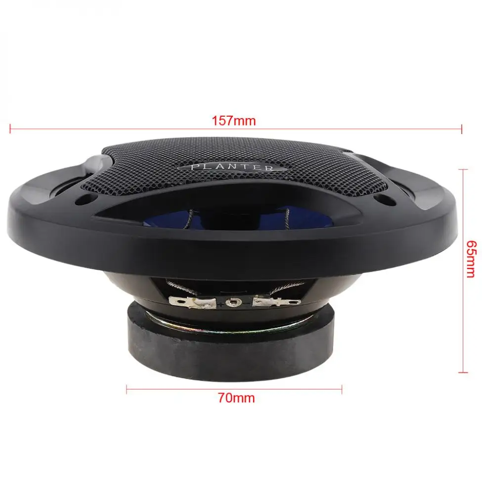 1 пара 12 в 5 дюймов 300 Вт автомобильный HiFi коаксиальный динамик Автомобильная дверь Авто Аудио Стерео полный диапазон частоты динамик s для автомобилей