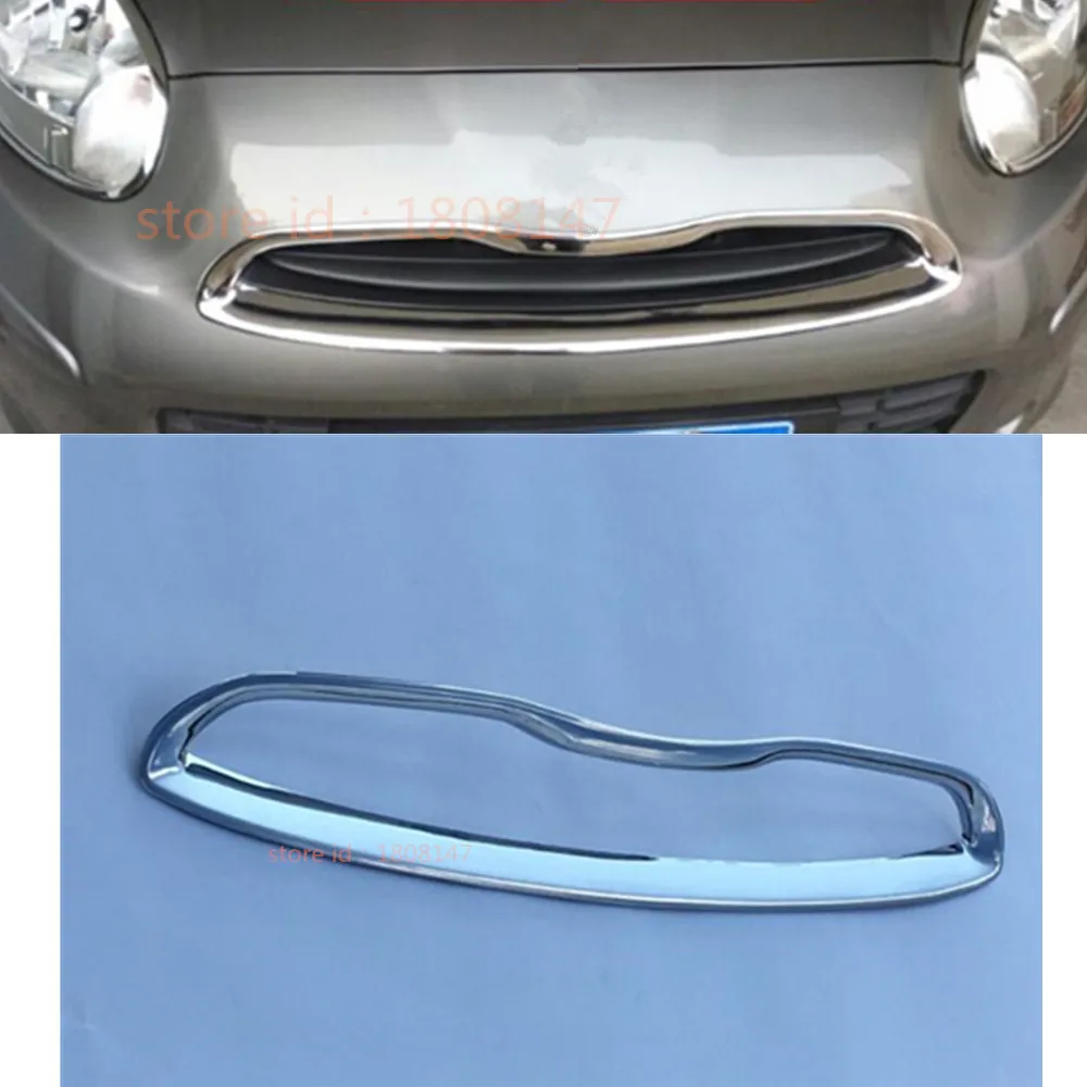 Для Nissan March 2011- автомобильные хромированные детали из АБС заднего вида боковое зеркало заднего вида накладка рамка 2 шт