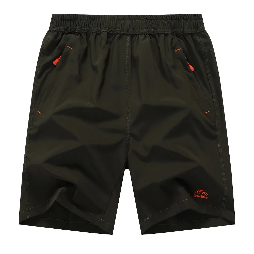 Эластичная одежда большого размера мужские шорты с высокой талией летний