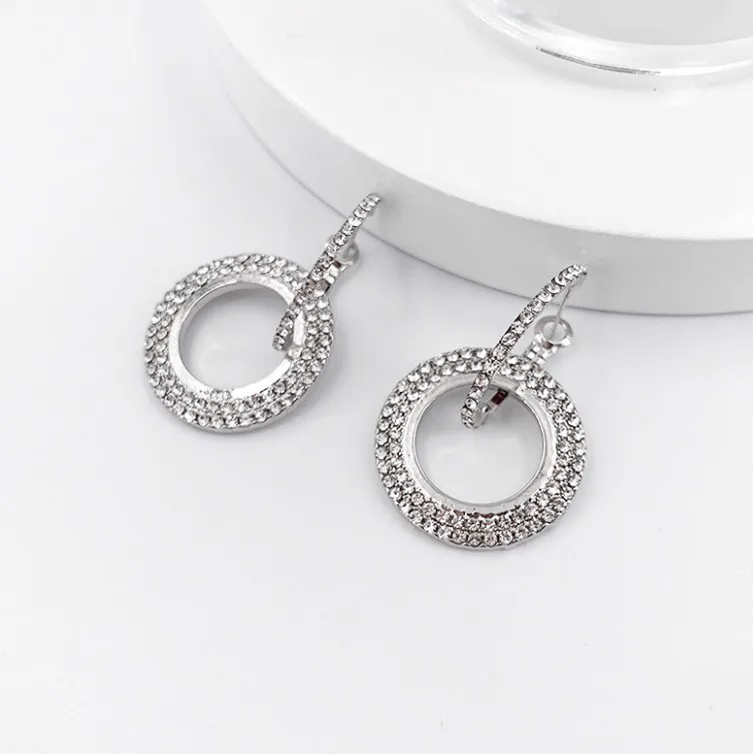 Модные новые серьги корейской версии 2019 геометрические индивидуальные дикие