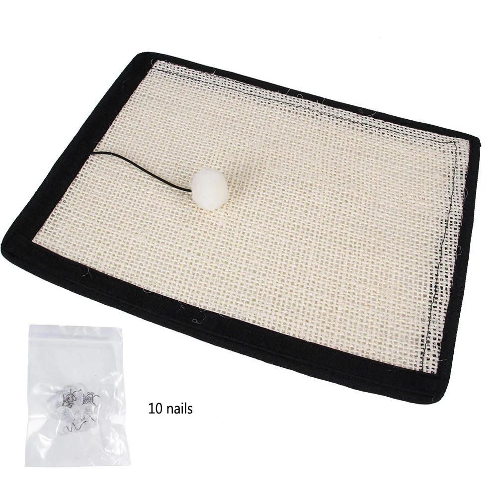 10 Nails Style Pet Когтеточка для кошек гвардии коврик игрушка из сизаля кошки Когтеточка для кошек защитное покрытие от когтей для дивана, мебели подушечки для стола стульев диванные ножки для мебели поручень - Цвет: 10 Nails Style