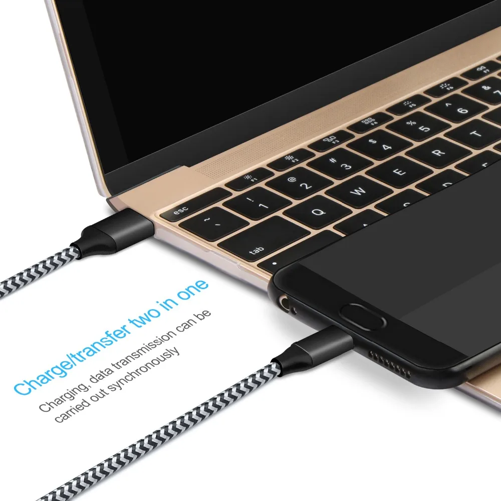 TECKNET usb type C кабель для быстрой зарядки c 3 1 передачи данных зарядное устройство