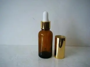 

10ml brown/green/blue essential oil bottle with gold electronic aluminum cap+glass dropper ,for cosmeticl packaging