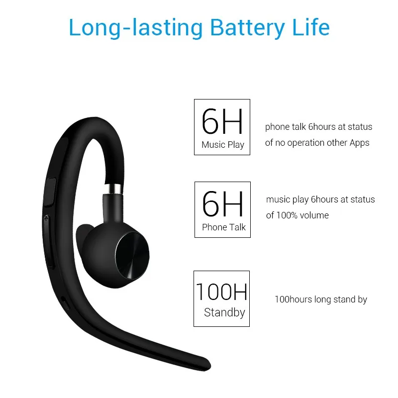 CUFOK Bluetooth Наушники Беспроводные спортивные наушники для водителей вкладыши