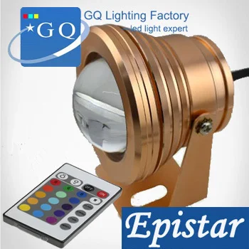 Розничная продажа подводный светодиодный светильник переменного тока 12 В 24 10 Вт