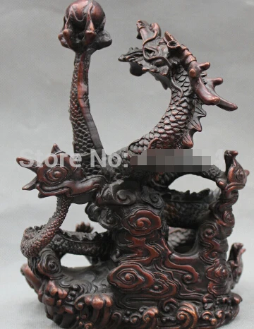 Бесплатная доставка&gt 8 &quotКитайский Бронзовый год зодиака драма дракона