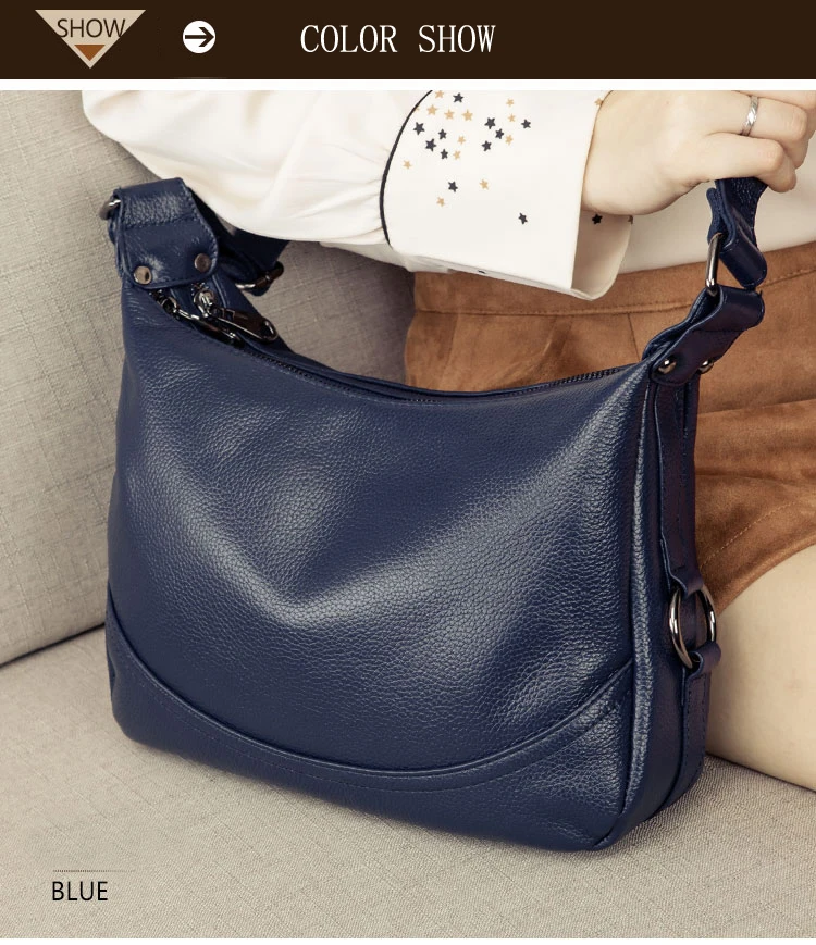 Genuine Leather Women's Bag Fashion Small Crossbody bags for women Shoulder Messenger Bag Luxury Handbag Female Purse Tote Bags
