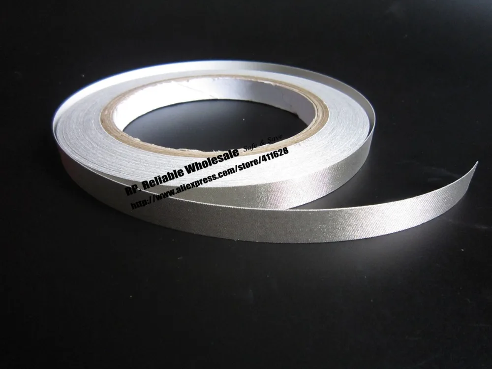 

1x 11mm* 20 meters Silver Adhesive Conductive Fabric Cloth Tape for Mobilephone Key Repair, Laptop Cable EMI Shielding