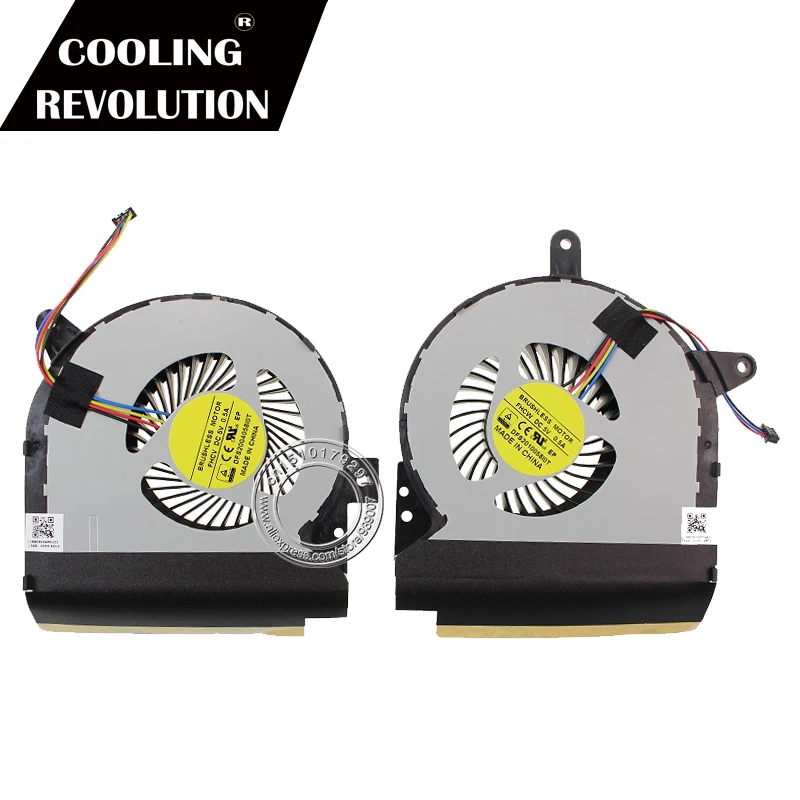 Ноутбук Процессор охлаждающий вентилятор для Asus ROG G752 GFX72 GFX72VY GFX72VS DFS200405BI0T FHCV