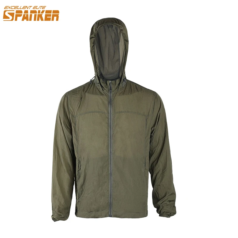 EXCELLENT ELITE SPANKER Outdoor Sports  Sun Protection Windproof Thin Clothes Soft Shell Tactical Long Sleeve Men and Women