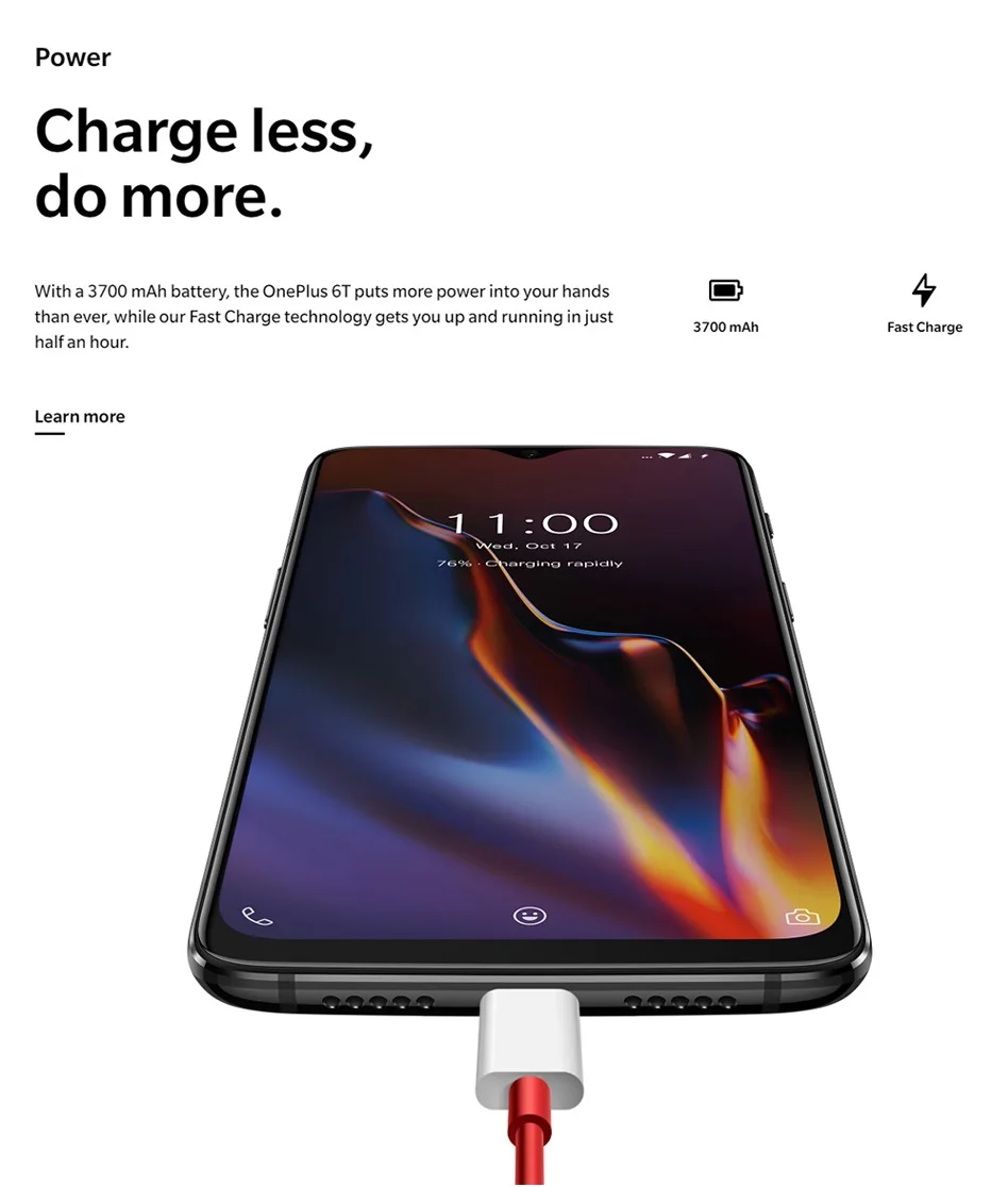 Глобальный rom Oneplus 6 T 6 T 8 GB 128 GB Snapdragon 845 In дисплей отпечатков пальцев ID 6,4" 19,5: 9 полный экран 20MP OxygenOS смартфон