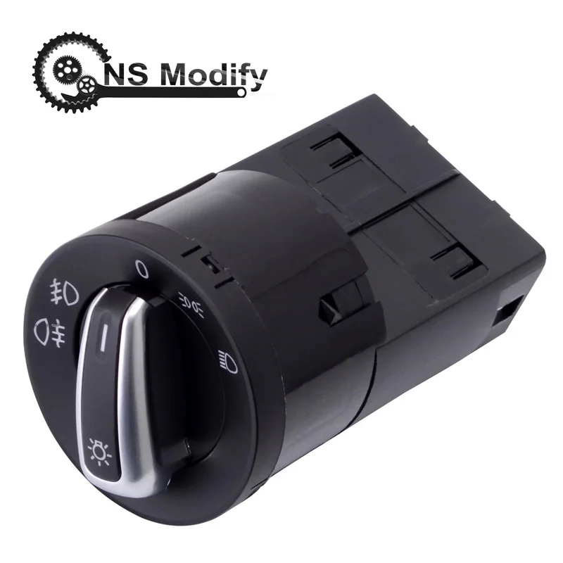 NS Modify Headlight Light Switch Fog Control Fit VW Golf Jetta Passat B5 Beetle Polo Sharan OEM 3BD941531 | Автомобили и