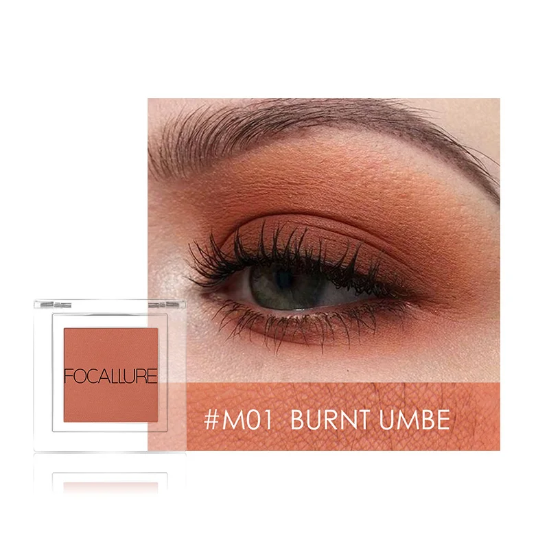 M01 Focallure блестящие тени для век макияж мерцающая пудра born to run тени для век натуральный оттенок для Макияжа Теней Палитра - Цвет: M01