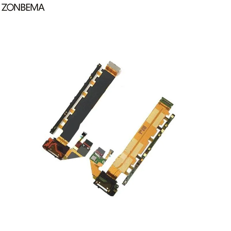 ZONBEMA 10 шт./лот гибкий кабель для включения питания Sony Xperia Z4 Z3 + Plus E6553 E6533 с usb-портом