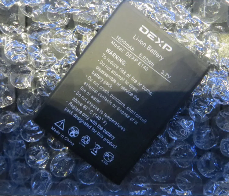 Для 1600mAh DEXP E140 STRIKE полный мобильный телефон литий-ионный аккумулятор замена |