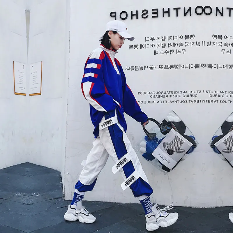 Осенний тонкий спортивный костюм для женщин новинка 2019 полных принцесс большой