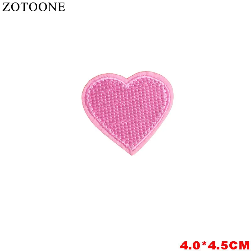 PE1483CT ZOTOONE нашивки с железным сердечком для одежды вышивка аппликация Блестки любовь письмо патч джинсы DIY железная наклейка для одежды - Цвет: PE1483CT