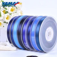 yama 5mm 300yardslot double face satin ribbon purple series for party wedding decoration handmade rose flowers crafts gifts