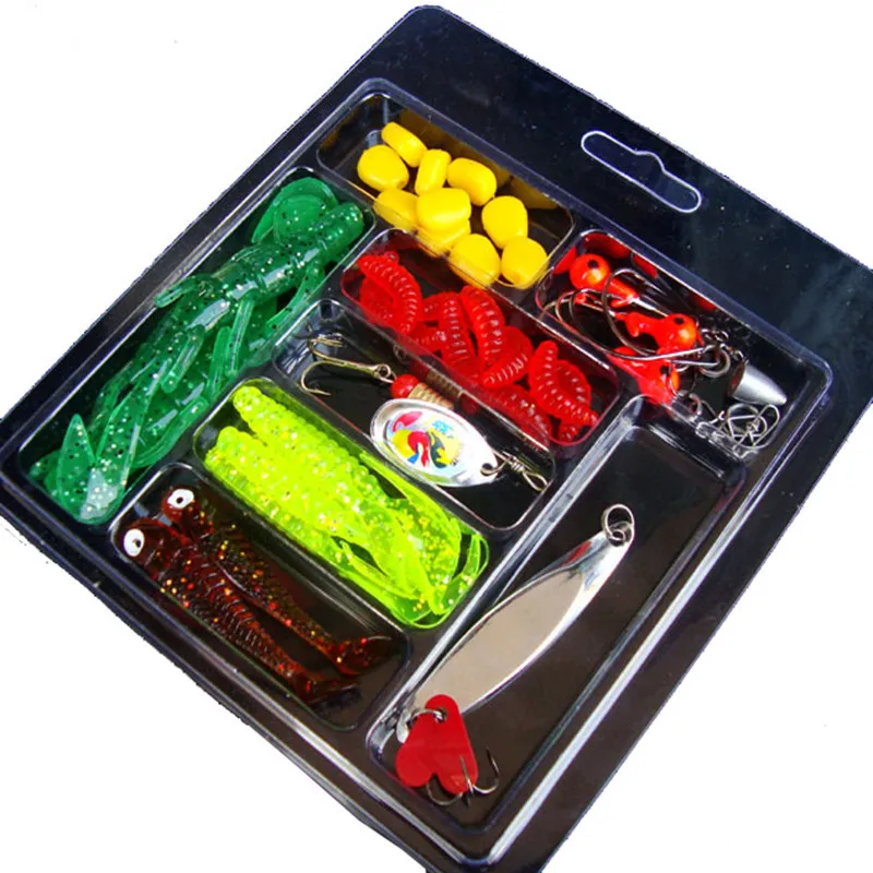 2018 Мягкая приманка в виде червей набор головы лобзик рыболовная с крючками