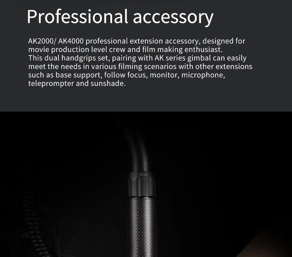 FeiyuTech Feiyu AK2000 AK4000 двойной ручной складной набор двойной Hangle Grip для Gimbal DSLR Стабилизатор Handhled аксессуары