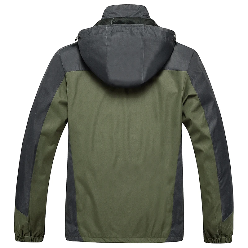 Ветровка мужская Тонкая с защитой от ветра куртка для отдыха пальто 6XL 7XL 8XL 9XL