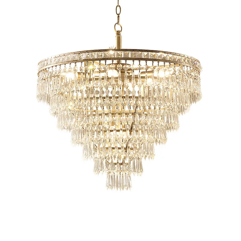 Хрустальная люстра K9 в современном американском стиле круглый дизайн Подвесная