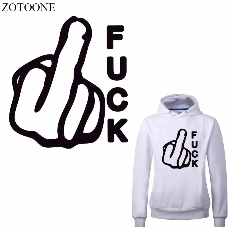 Аппликации ZOTOONE для одежды термопечать Виниловая аппликация нашивка пальцы