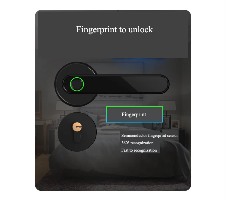 Умный Bluetooth пульт дистанционного управления замок отпечатков пальцев Электрический дверной замок с аварийным механическим ключом