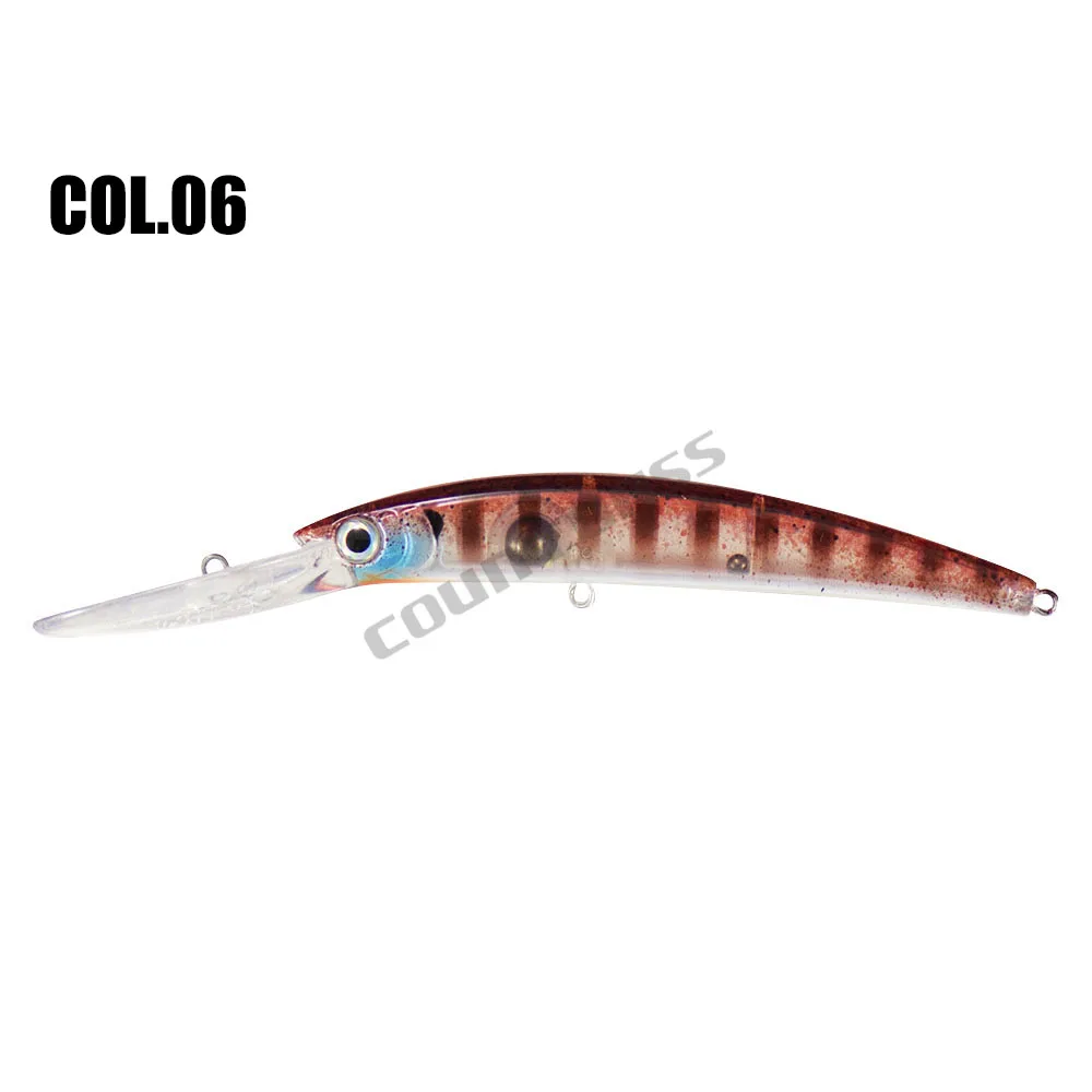 06 Countbass 110mm 15.6g Floating Jerkbait Wobblers Angler's Lure for Fishing Diving Depth 2.5-3m Hardbait Freshwater Minnow Leurre - Цвет: 06