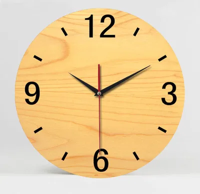Бесшумные настенные часы Модная креативная личность деревянное домашнее