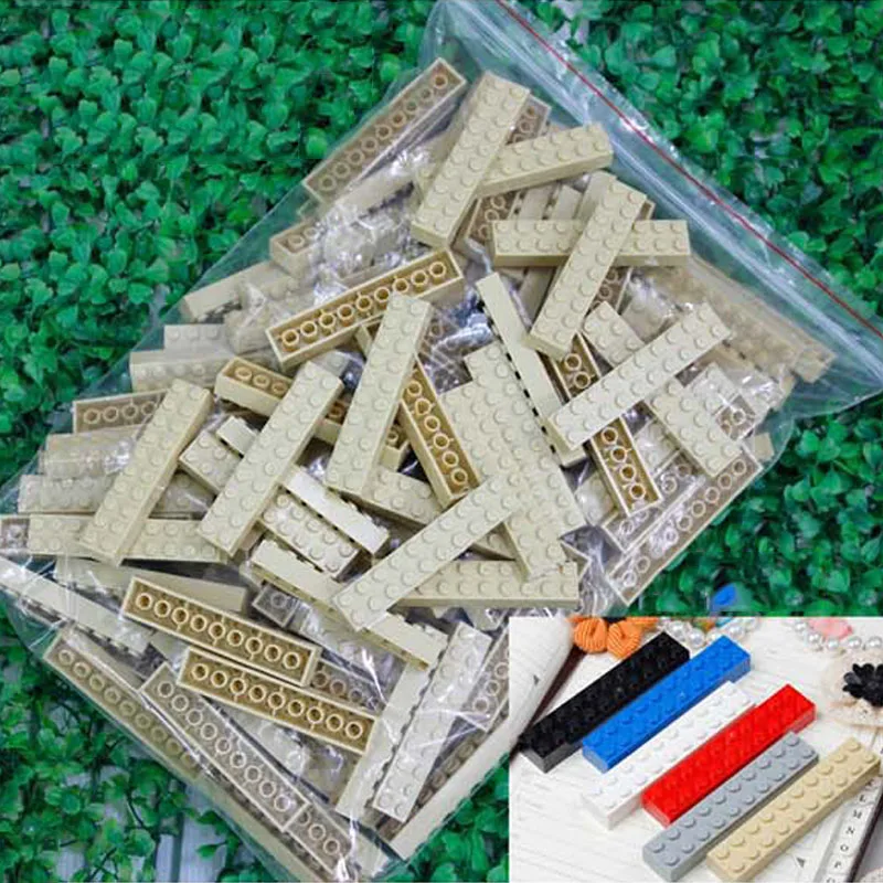 15 шт./лот MOC толстый Кирпич 2x10 пластинчатая обучающая игрушка детский Обучающий