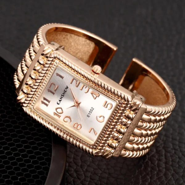 Rose Gold Новинка, модные женские часы, стразы, роскошный бренд, браслет из нержавеющей стали, часы для девушек, кварцевые, под платье, часы, reloj mujer saat - Цвет: Rose Gold
