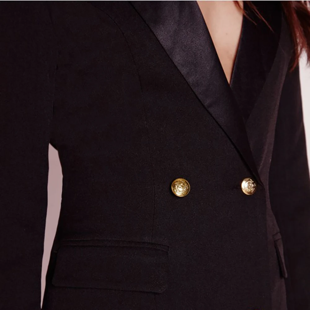 HYH HAOYIHUI Brief Black Dress Women Button Notched Bodycon Mini Sexy High Waist Suit Style Slim Office Ladies Dresses|ladies dresses|mini