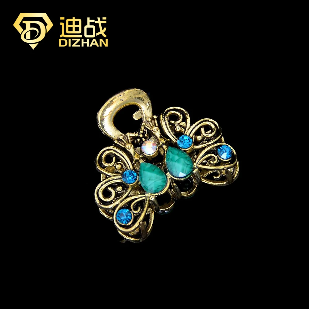 Богемные винтажные маленькие милые аксессуары для волос полимерная заколка с