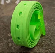 apple green Силикагелевый пояс, пластиковый пояс, карамельный тип, модный, для мужчин и женщин, для влюбленных, общий пояс, для защиты от аллергии, для окружающей среды, мужской пояс для защиты от Тала - Цвет: apple green