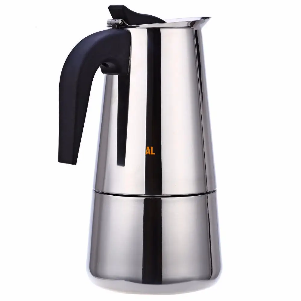 Кофеварка из нержавеющей стали Moka аппарат для приготовления кофе эспрессо латте