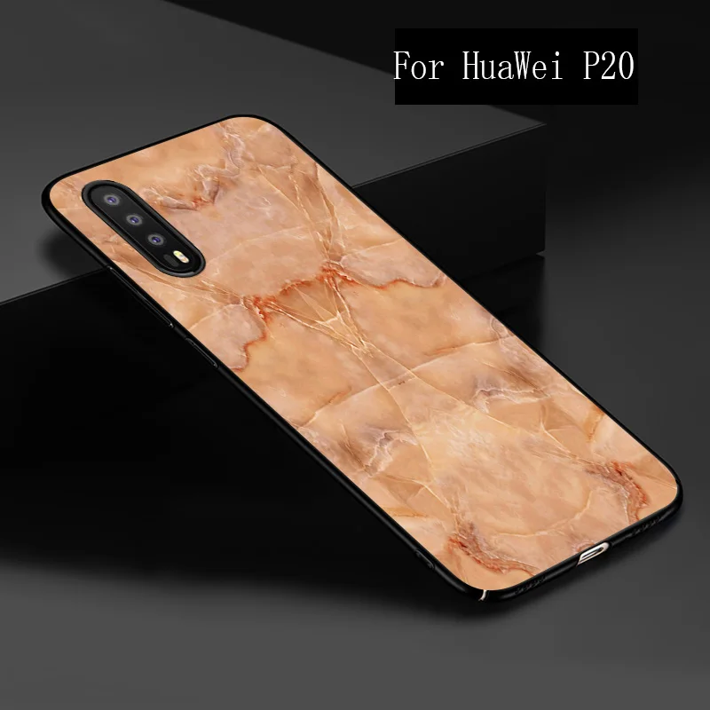 Для Huawei P20pro P20Lite P20 Мрамор деревянный Стекло зерна шаблон телефона чехол для Mate9 10
