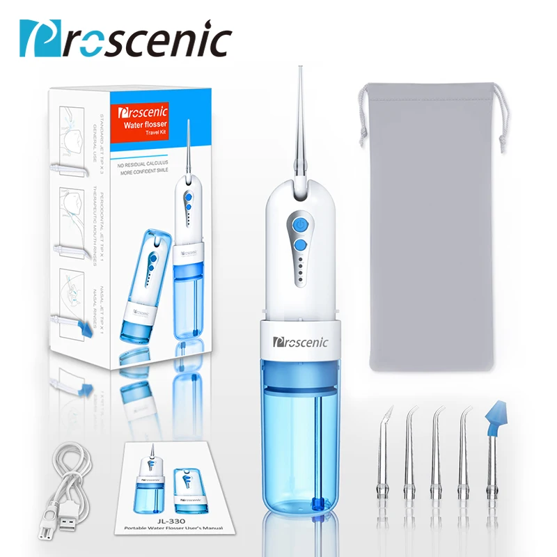 Proscenic ирригатор для зубов ротовой портативный беспроводной водный зубной