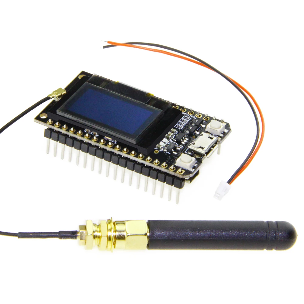 TTGO LORA32 868/915 МГц ESP32 LoRa OLED 0 96 дюймов синий Дисплей Bluetooth WI FI ESP 32 модулей со