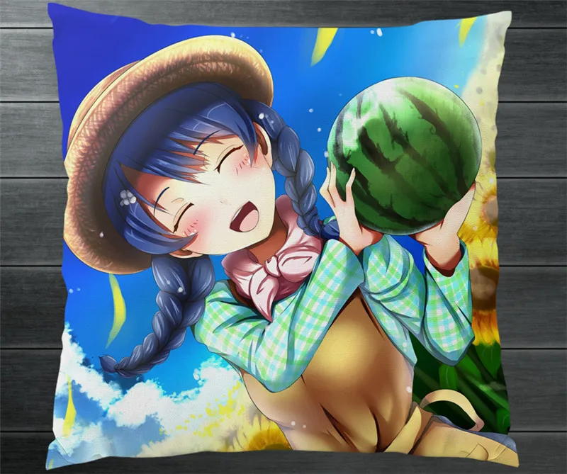 Пищевые войны!: Shokugeki no Soma Megumi Tadokoro двухсторонняя подушка чехол Манга Аниме
