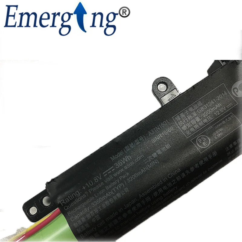 Аккумулятор A31N1601 для ноутбука ASUS F541UA R541UA R541UJ R541UV X541SA X541SC X541U X541UA X541UVSeries 10 8