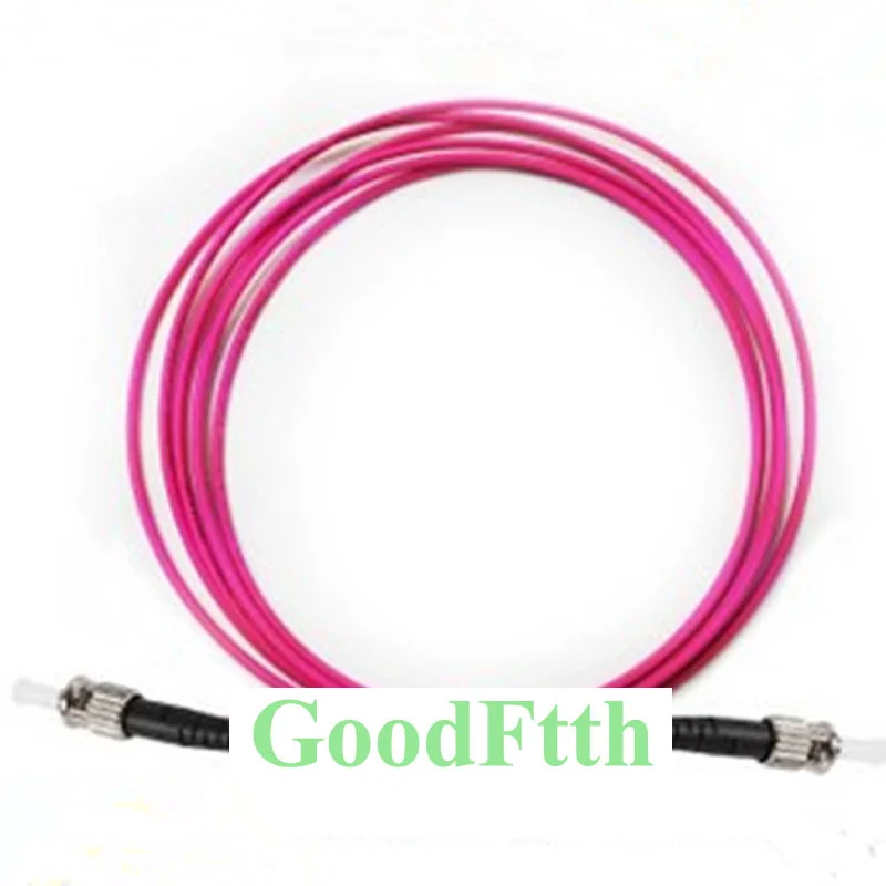 Fiber Patch Cords Jumpers ST-ST OM4 Simplex GoodFtth 1-15m 6pcs/lot