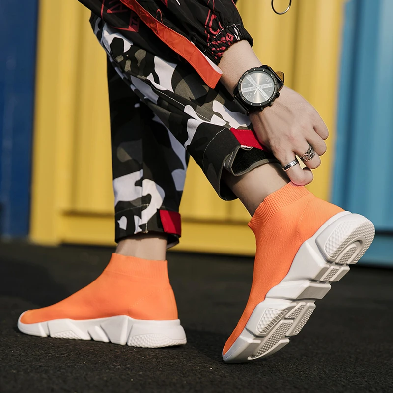 2019 Big size Running Shoes Men Women Sneakers Sock Athletic Trainers Female Zapatillas Hombre Erkek Ayakkabi Zapatos De Mujer | Спорт и