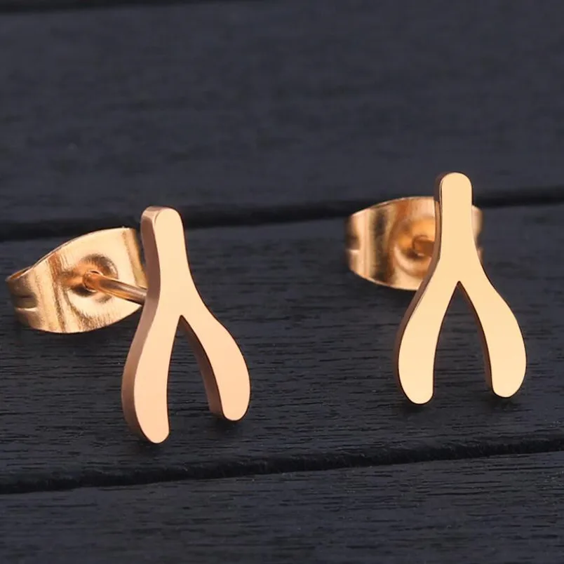 

Серьги-гвоздики из титана и нержавеющей стали, 3 цвета