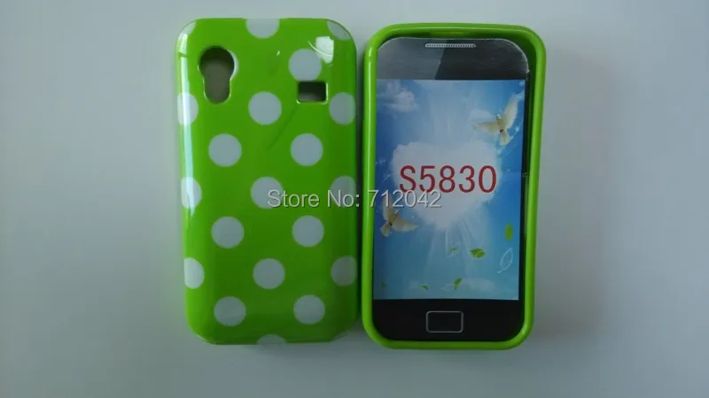 OEEKOI Лидер продаж мягкий гелевый Чехол в горошек из ТПУ для Samsung Galaxy Ace S5830